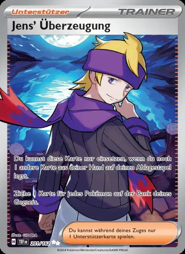 Jens uberzeugung 201/162 – Pokémon Gewalten der Zeit Karte
