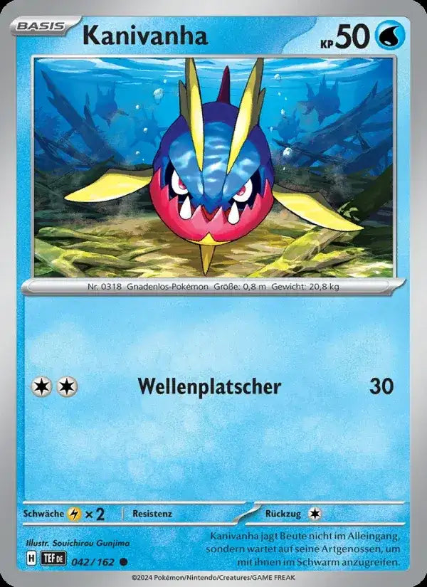 Kanivanha 042/162 – Pokémon Gewalten der Zeit Karte