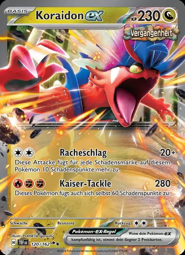 Koraidon ex 120/162 – Pokémon Gewalten der Zeit Karte