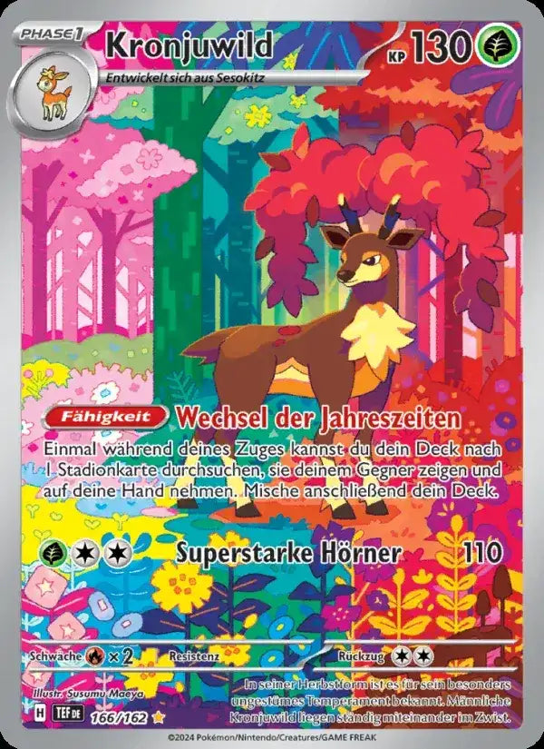 Kronjuwild 166/162 – Pokémon Gewalten der Zeit Karte