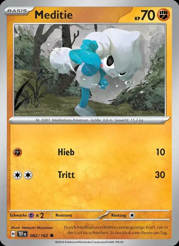 Meditie 082/162 – Pokémon Gewalten der Zeit Karte