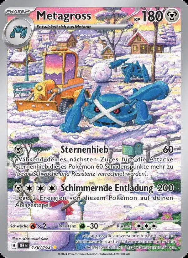 Metagross 178/162 – Pokémon Gewalten der Zeit Karte