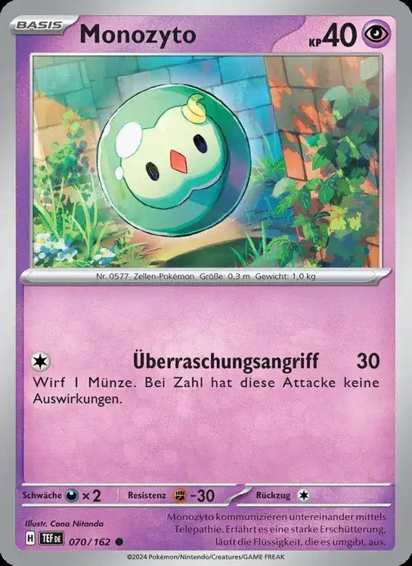 Monozyto 070/162 – Pokémon Gewalten der Zeit Karte