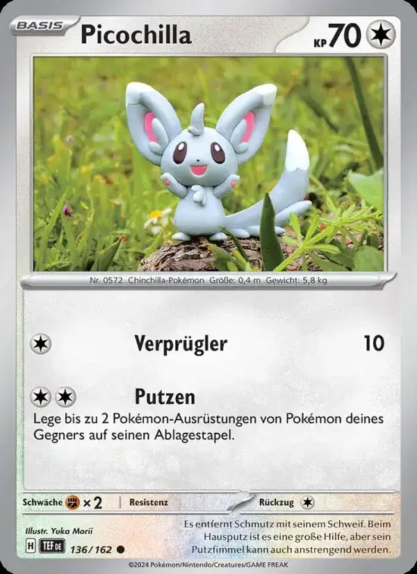 Picochilla 136/162 – Pokémon Gewalten der Zeit Karte