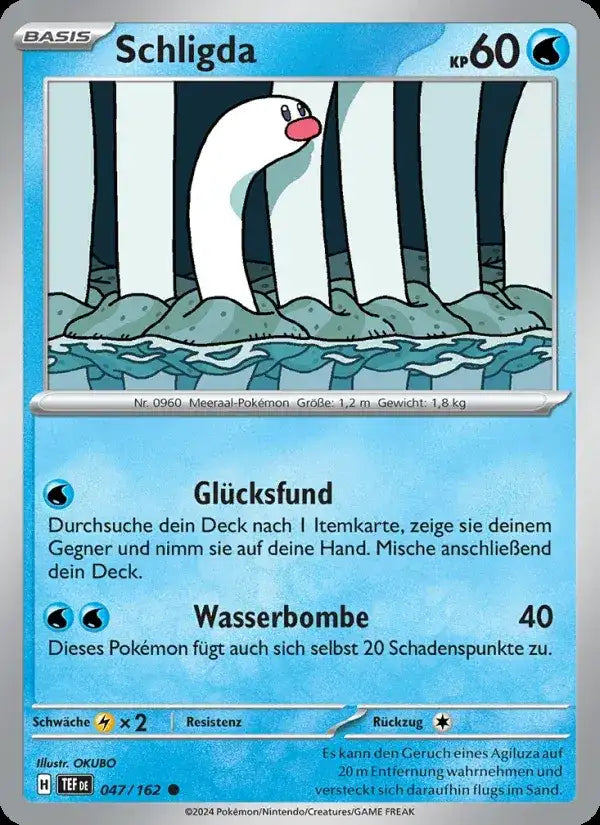 Schligda 047/162 – Pokémon Gewalten der Zeit Karte