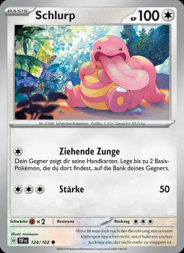 Schlurp 124/162 – Pokémon Gewalten der Zeit Karte