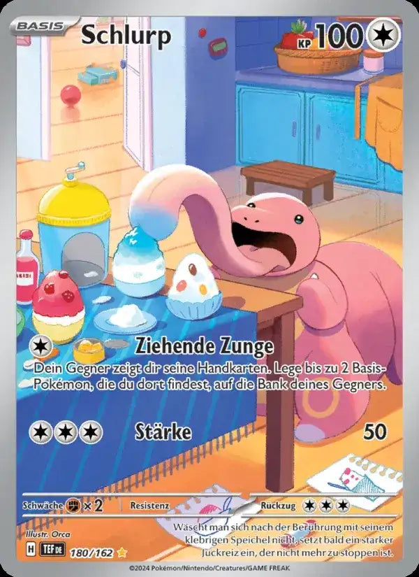 Schlurp 180/162 – Pokémon Gewalten der Zeit Karte