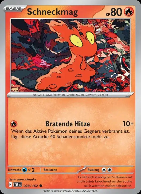 Schneckmag 028/162 – Pokémon Gewalten der Zeit Karte