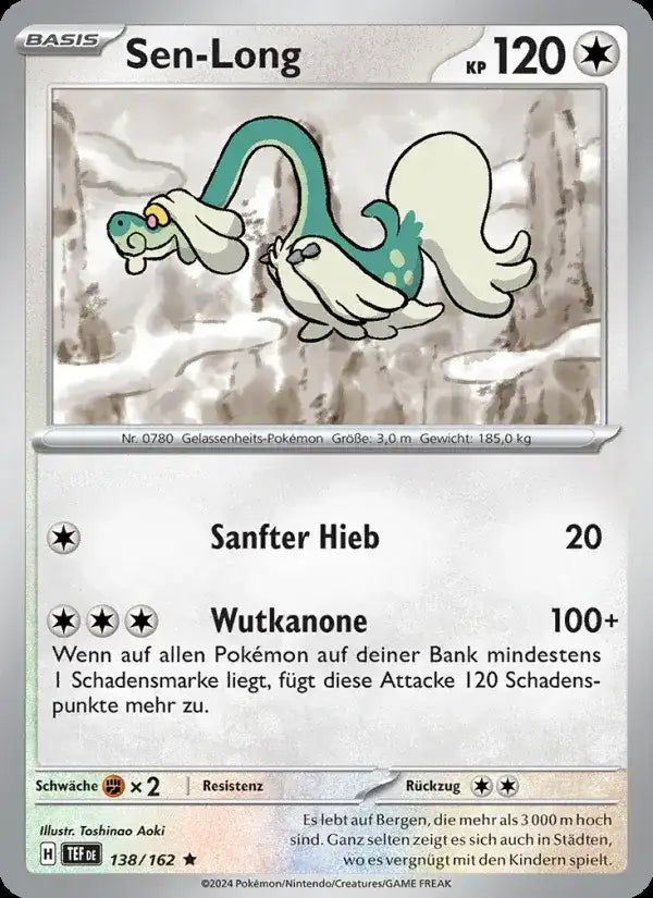 Sen long 138/162 – Pokémon Gewalten der Zeit Karte
