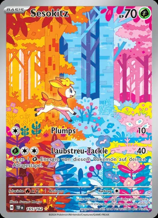 Sesokitz 165/162 – Pokémon Gewalten der Zeit Karte