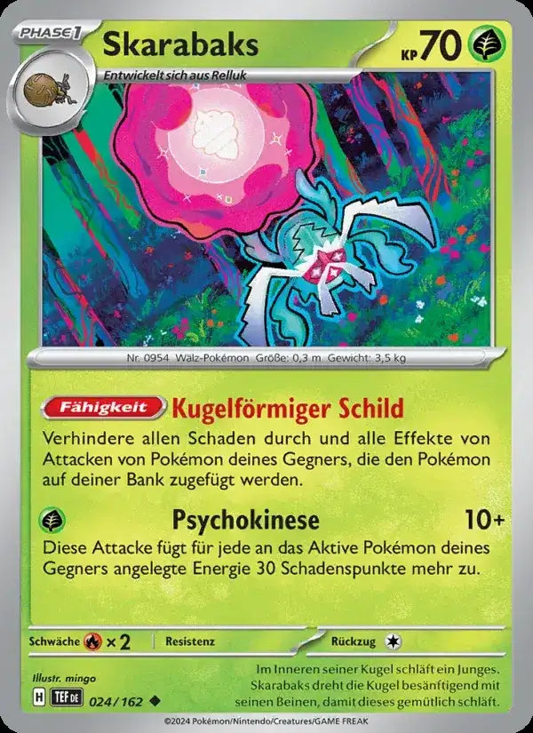 Skarabaks 024/162 – Pokémon Gewalten der Zeit Karte