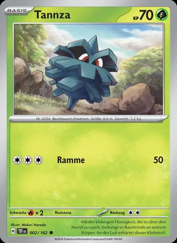 Tannza 002/162 – Pokémon Gewalten der Zeit Karte