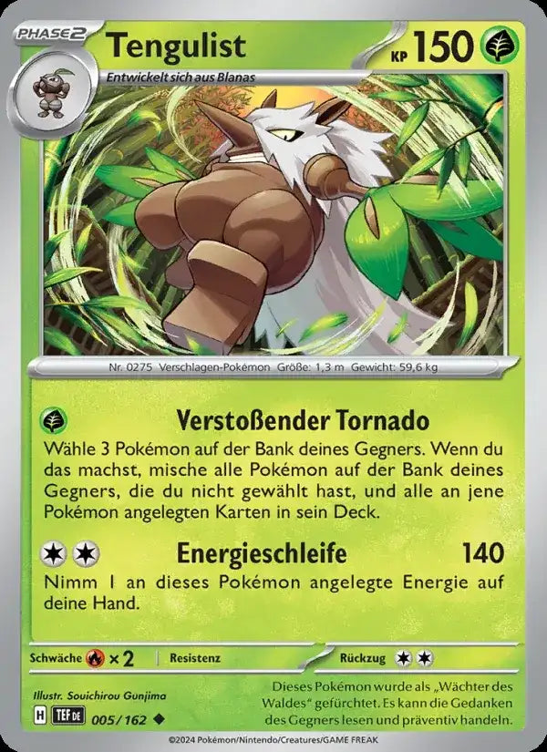 Tengulist 005/162 – Pokémon Gewalten der Zeit Karte