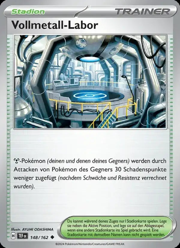 Vollmetall labor 148/162 – Pokémon Gewalten der Zeit Karte