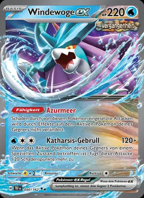 Windewoge ex 050/162 – Pokémon Gewalten der Zeit Karte