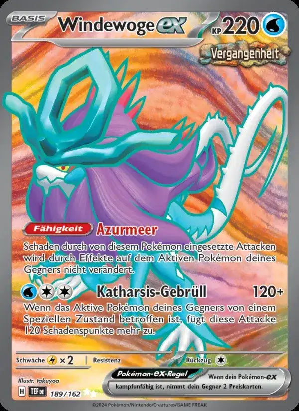 Windewoge ex 189/162 – Pokémon Gewalten der Zeit Karte