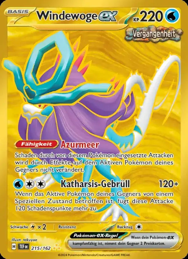 Windewoge ex 215/162 – Pokémon Gewalten der Zeit Karte
