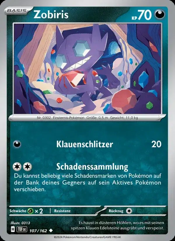 Zobiris 107/162 – Pokémon Gewalten der Zeit Karte