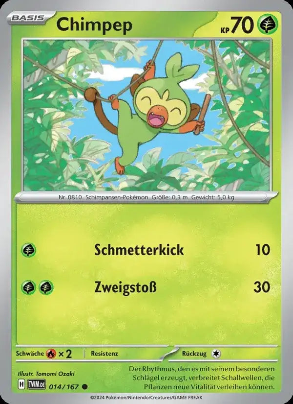 Chimpep 014/167 – Pokémon Maskerade im Zwielicht Karte