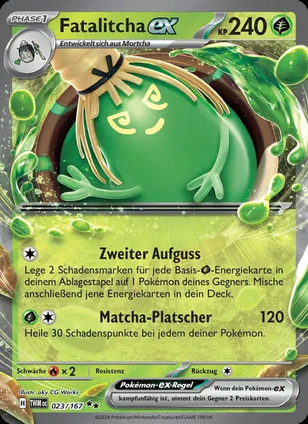 Fatalitcha ex 023/167 – Pokémon Maskerade im Zwielicht Karte
