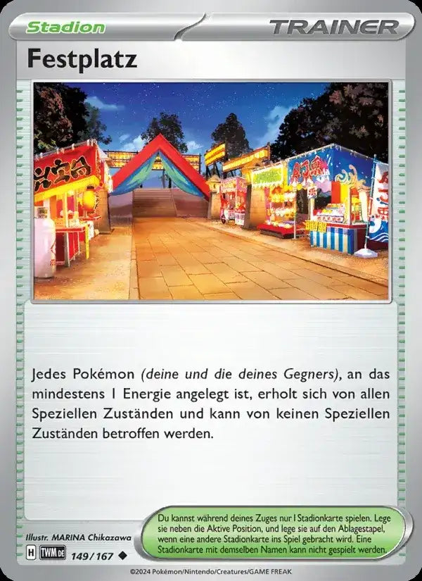 Festplatz 149/167 – Pokémon Maskerade im Zwielicht Karte