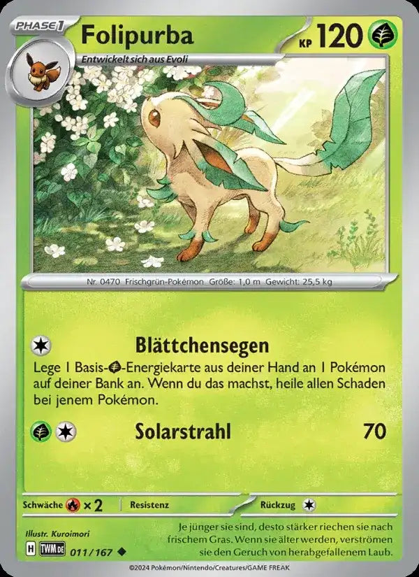 Folipurba 011/167 – Pokémon Maskerade im Zwielicht Karte