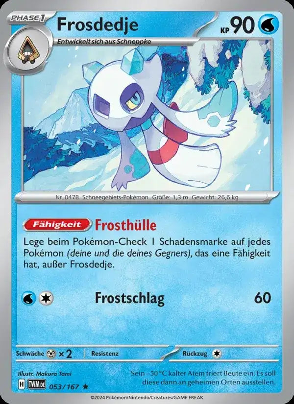 Frosdedje 053/167 – Pokémon Maskerade im Zwielicht Karte