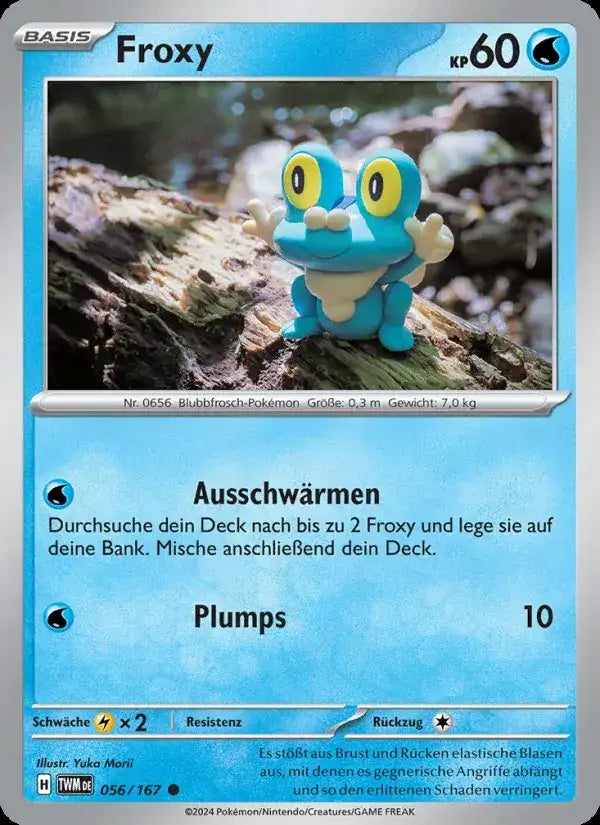 Froxy 056/167 – Pokémon Maskerade im Zwielicht Karte