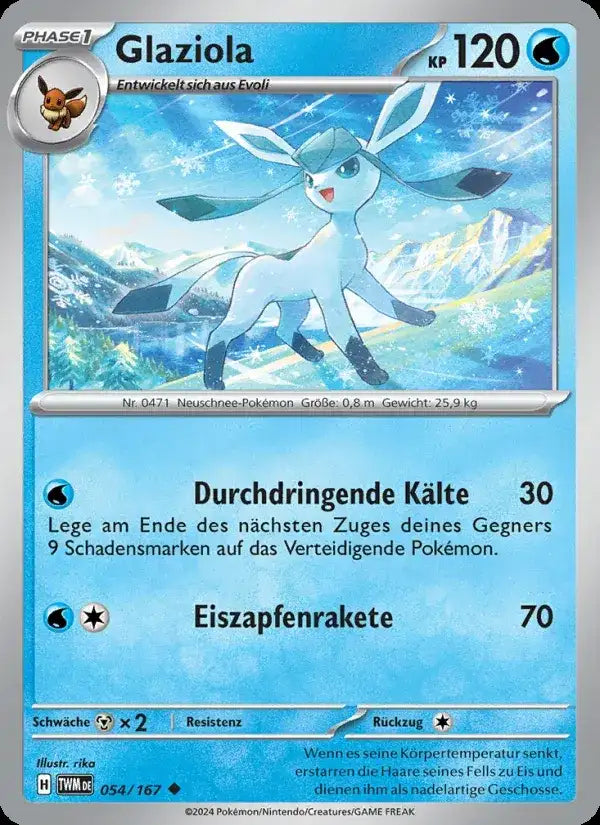 Glaziola 054/167 – Pokémon Maskerade im Zwielicht Karte