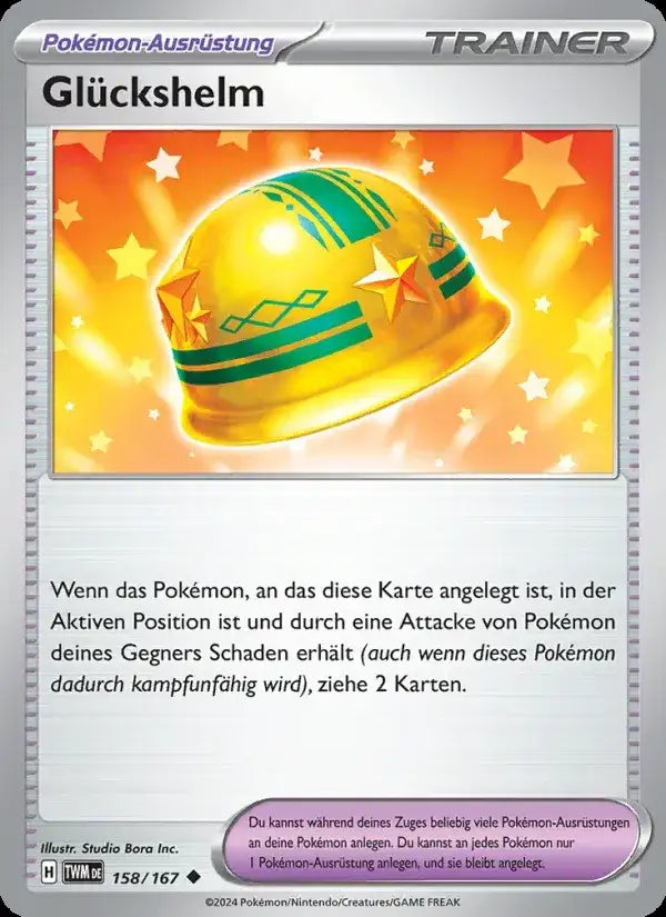 Gluckshelm 158/167 – Pokémon Maskerade im Zwielicht Karte