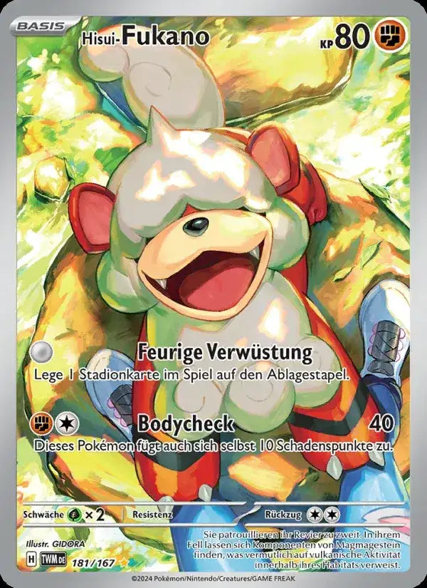 Hisui fukano 181/167 – Pokémon Maskerade im Zwielicht Karte