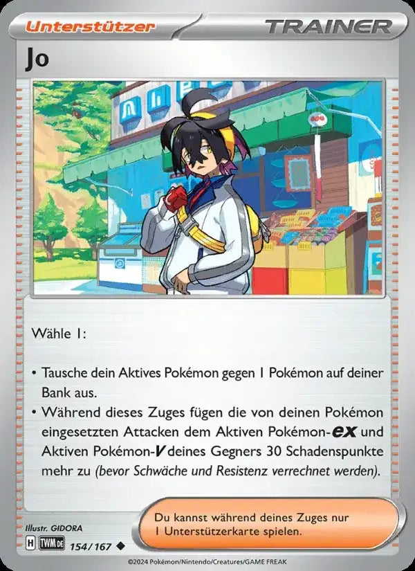 Jo 154/167 – Pokémon Maskerade im Zwielicht Karte