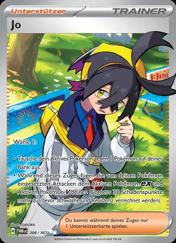 Jo 206/167 – Pokémon Maskerade im Zwielicht Karte
