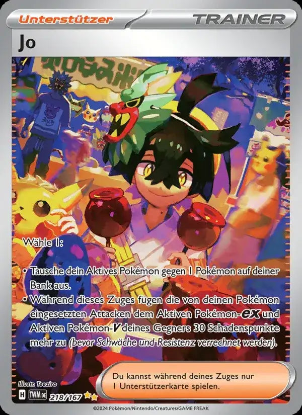 Jo 218/167 – Pokémon Maskerade im Zwielicht Karte