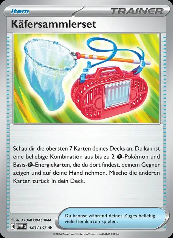 Kafersammlerset 143/167 – Pokémon Maskerade im Zwielicht Karte