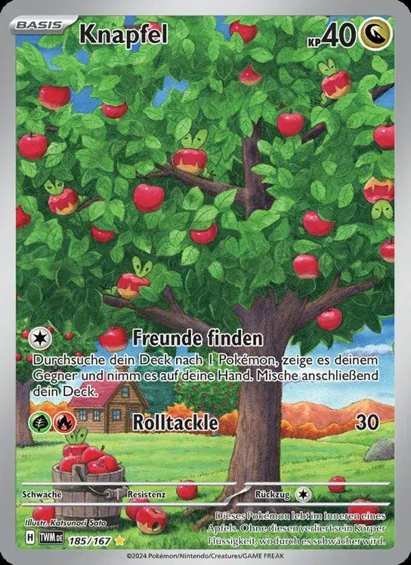 Knapfel 185/167 – Pokémon Maskerade im Zwielicht Karte