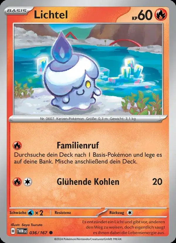 Lichtel 036/167 – Pokémon Maskerade im Zwielicht Karte