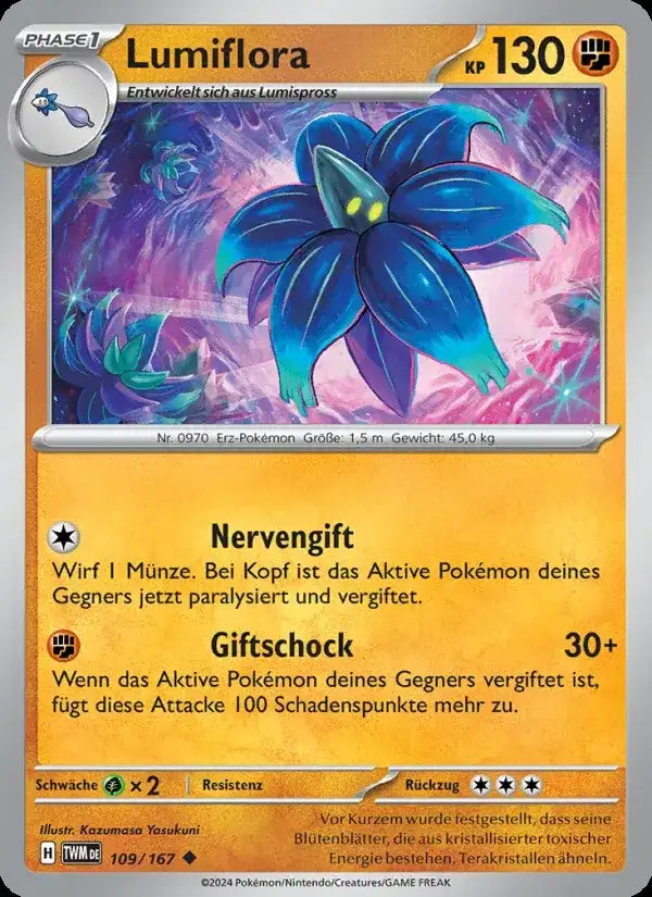 Lumiflora 109/167 – Pokémon Maskerade im Zwielicht Karte