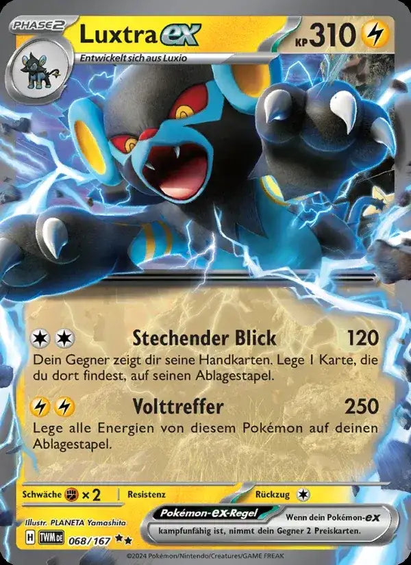 Luxtra ex 068/167 – Pokémon Maskerade im Zwielicht Karte