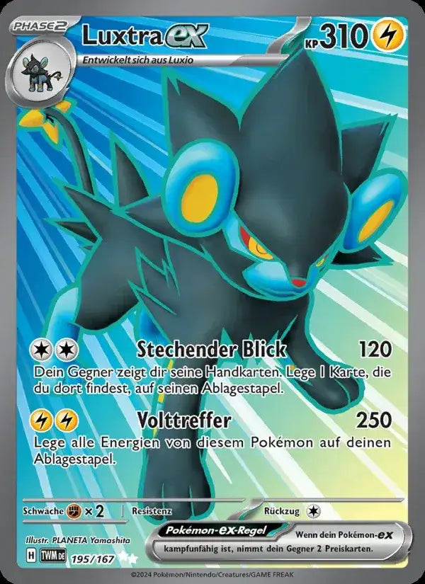 Luxtra ex 195/167 – Pokémon Maskerade im Zwielicht Karte