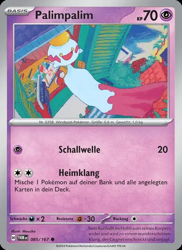 Palimpalim 085/167 – Pokémon Maskerade im Zwielicht Karte