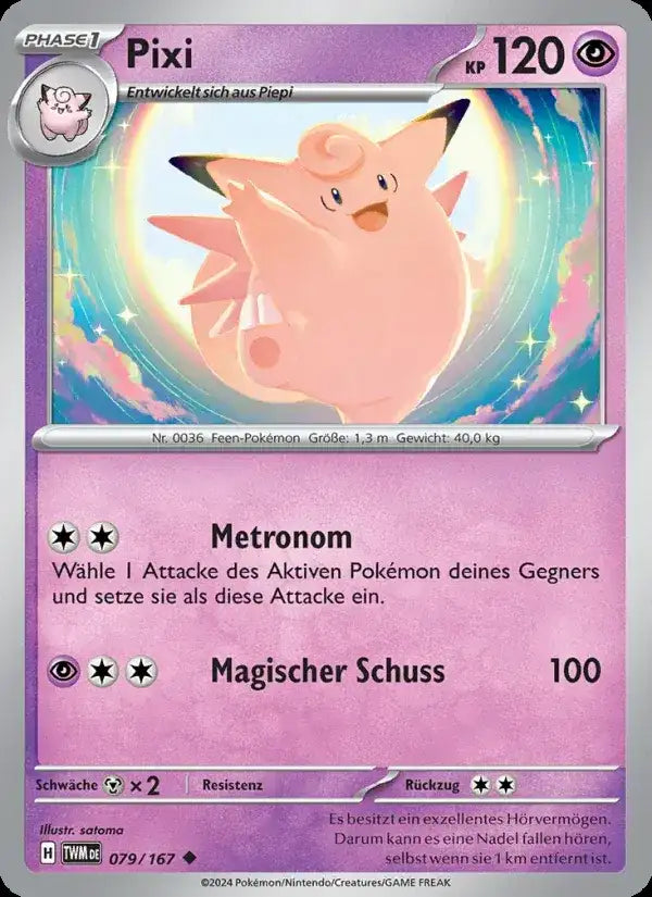 Pixi 079/167 – Pokémon Maskerade im Zwielicht Karte