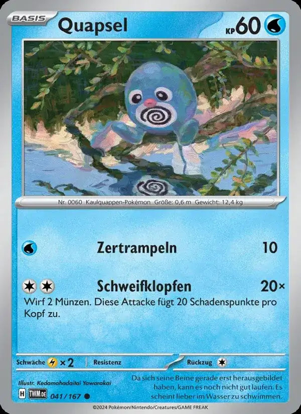 Quapsel 041/167 – Pokémon Maskerade im Zwielicht Karte