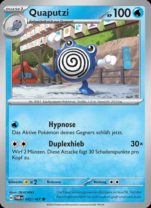 Quaputzi 042/167 – Pokémon Maskerade im Zwielicht Karte