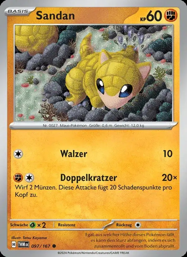Sandan 097/167 – Pokémon Maskerade im Zwielicht Karte