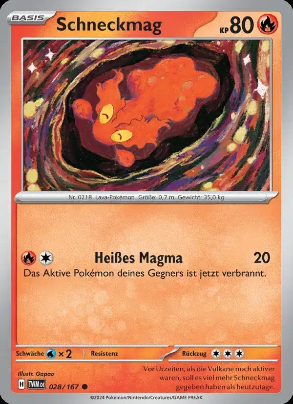 Schneckmag 028/167 – Pokémon Maskerade im Zwielicht Karte