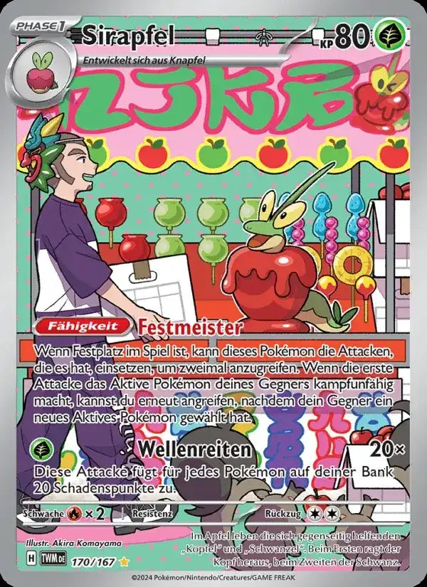 Sirapfel 170/167 – Pokémon Maskerade im Zwielicht Karte
