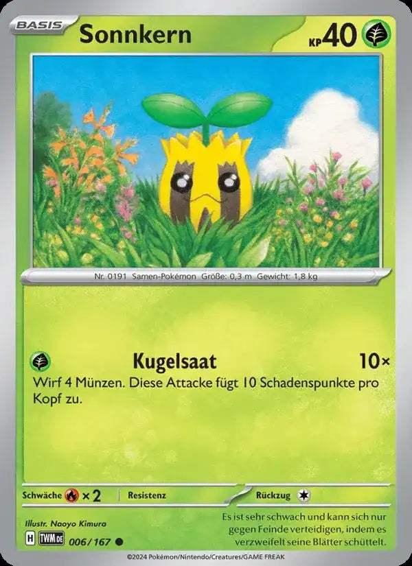 Sonnkern 006/167 – Pokémon Maskerade im Zwielicht Karte
