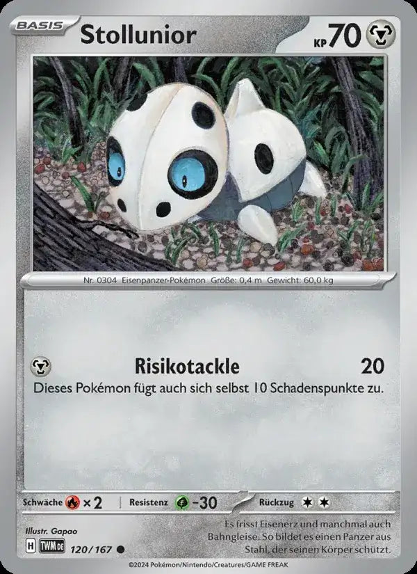 Stollunior 120/167 – Pokémon Maskerade im Zwielicht Karte