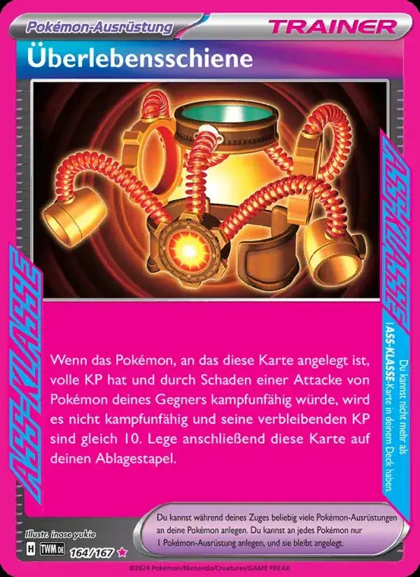 Uberlebensschiene 164/167 – Pokémon Maskerade im Zwielicht Karte